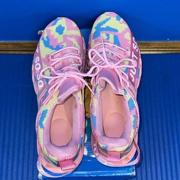 NEW Just SO SO Pink Womens EU 42/US Size 11 Athletic Mesh Blade Running Shoes - Picture 6 of 8